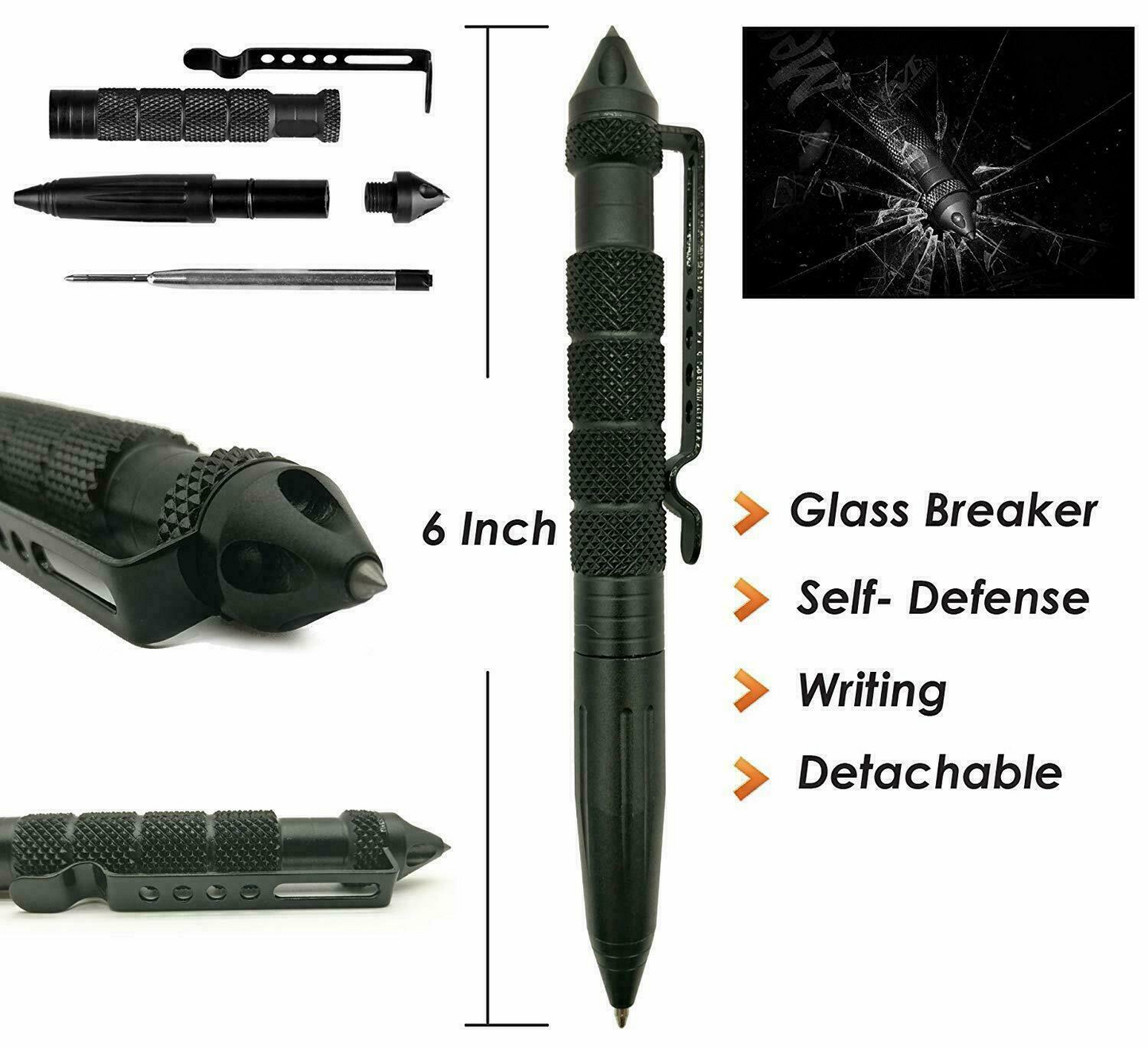 14-in-1 Outdoor Emergency Survival Gear Kit - Camping Tactical Tools SOS EDC Case