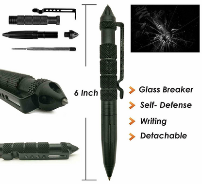14-in-1 Outdoor Emergency Survival Gear Kit - Camping Tactical Tools SOS EDC Case