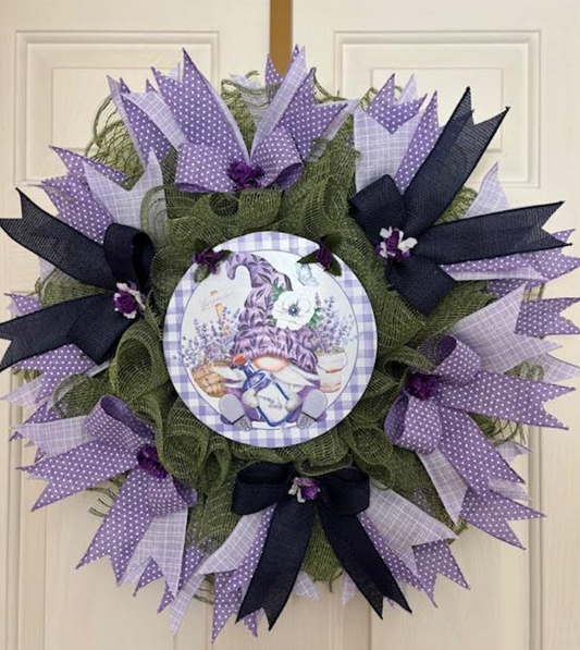 Handmade Custom Troll Lavender Wreath