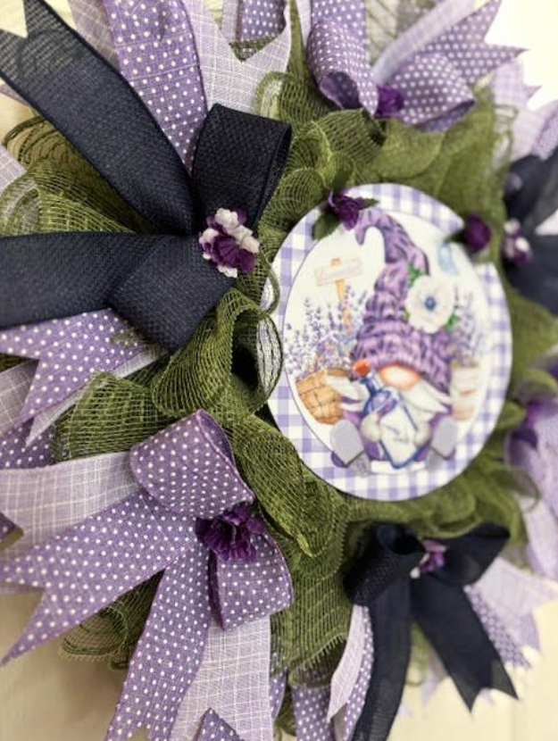 Handmade Custom Troll Lavender Wreath
