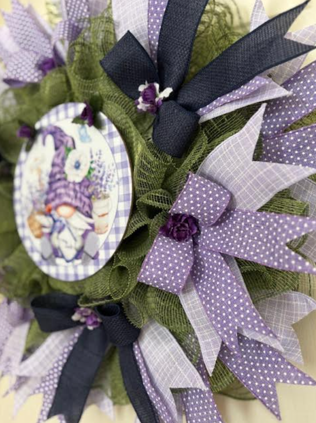 Handmade Custom Troll Lavender Wreath