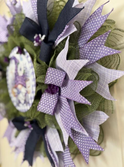 Handmade Custom Troll Lavender Wreath