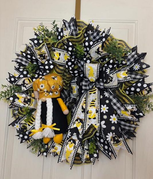 Handmade Custom Troll Beekeeper Wreath