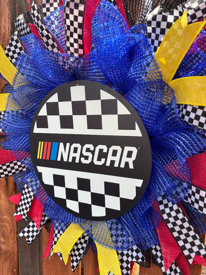 Car Racing Handmade Wreath