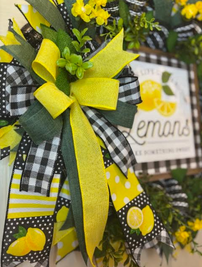 When Life Gives you Lemons Handmade Custom Wreath