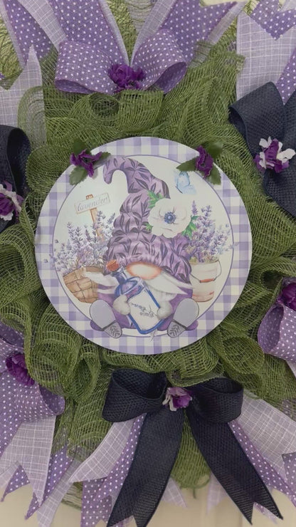 Handmade Custom Troll Lavender Wreath