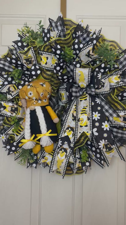 Handmade Custom Troll Beekeeper Wreath